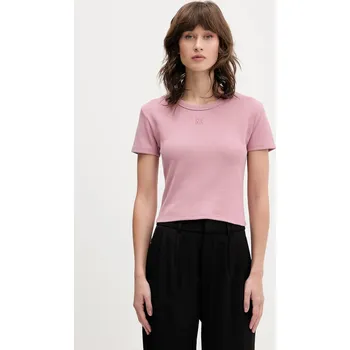 Dámské tričko Tričko HUGO Delanor dámské, černá barva, 50512000 30A, vel. M