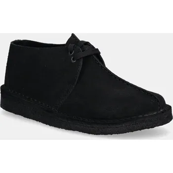 Pánské polobotky Semišové polobotky Clarks Originals pánské, černá barva, 45, 99X