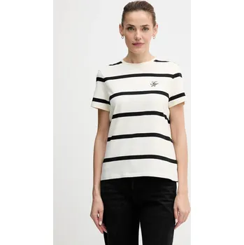 Tričko Tommy Hilfiger WW0WW47809 béžová 01X, vel. S