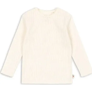 Bavlněné tričko s dlouhým rukávem Konges Sløjd MINNIE BLOUSE GOTS KS104372.PreSpring béžová 01X, vel. 86