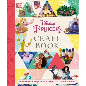První čtění Disney Princess Craft Book – Elizabeth Dowsett (EN)