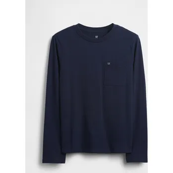 Chlapecké tričko GAP Chlapecké Dětské tričko s kapsičkou GAP Modrá XL (2948416)