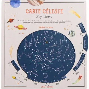 Výuková hračka Moulin Roty Interaktivní mapa oblohy 