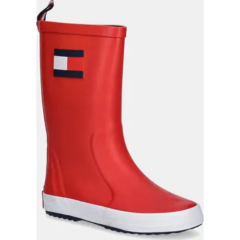 Dívčí obuv Dětské holínky Tommy Hilfiger T3XC.33923.24.34 červená 33X, EUR 31