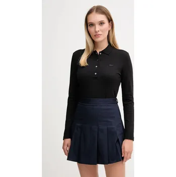 Dámské tričko Tričko s dlouhým rukávem Lacoste dámské, černá barva, PF5464 99A, vel. 38