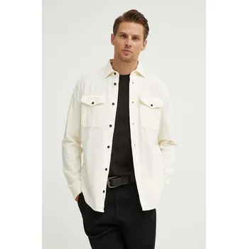 Bavlněná košile G-Star Marine Slim D24963.D454 béžová 01X, vel. L