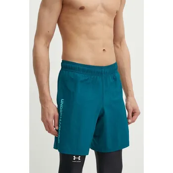 Pánské kraťasy Tréninkové šortky Under Armour Tech 1383356 zelená 96X, vel. M