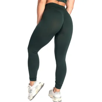 Dámské legíny Better Bodies SCRUNCH LEGGINGS EMERALD GREEN – legíny Better Bodies smaragdově zelené Velikost: XS