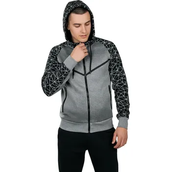 Classic Style Pánská černá softshellová mikina Barva: Šedá, Velikost: M