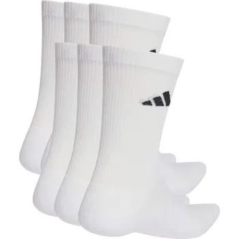 Dámské ponožky adidas Cushioned Crew Socks 6 Pack Womens White 6.5-8