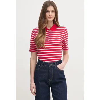 Pánské tričko Polo tričko Tommy Hilfiger WW0WW43224 červená 33X, vel. L