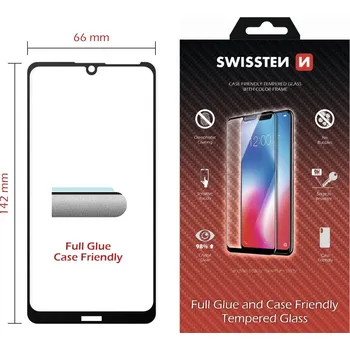 Swissten OCHRANNÉ SKLO HUAWEI Y5 2019/HONOR 8S ČERNÉ