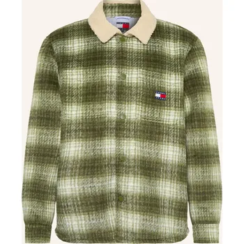 Pánská bunda Tommy Jeans Pánská Bunda, zelená / krémová / světle zelená, 48