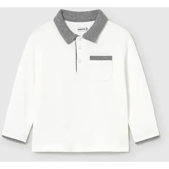 Dětská móda Dětské polo tričko Mayoral 2103.3F.Baby.9BYA bílá 00X, vel. 68