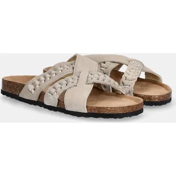 Dámské pantofle Semišové pantofle Answear.LAB dámské, béžová barva TXL.2404152 80X, EUR 38