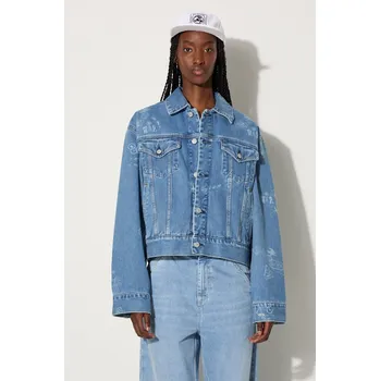 Džínová bunda Carhartt WIP Stamp Jacket, XS, modrá, 55X