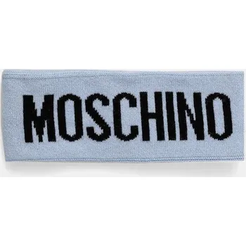 Čelenka Vlněná čelenka Moschino M2355.65235 modrá 50X, vel. ONE SIZE