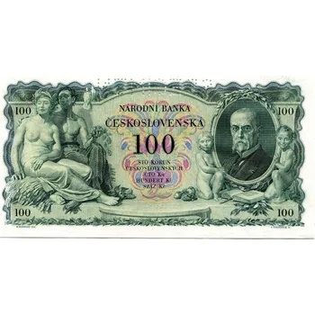 ČESKOSLOVENSKO. 100 korun 1931. Série Mb. Nov. 23b.