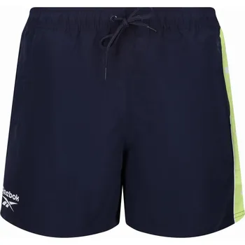Pánské plavky Reebok Reu Swim Shorts Navy/Yellow M