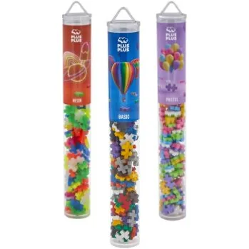 ostatní stavebnice 2+1 Plus-Plus (100ks) Tuba Basic Neon Pastel