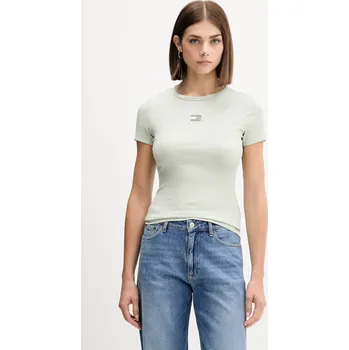 Pánské tričko Tričko Tommy Jeans DW0DW17881 zelená 07X, vel. M