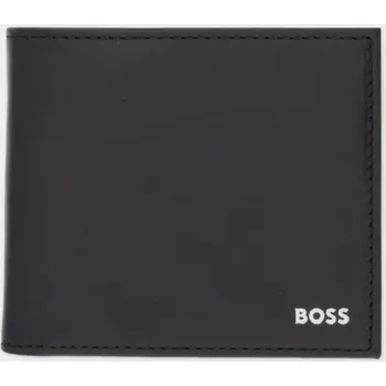 Peněženka Kožená peněženka BOSS Randy_4cc coin pánská, černá barva, 50546152 89X, vel. ONE SIZE
