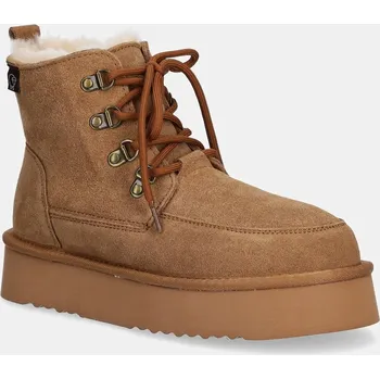 Dámská zimní obuv Semišové sněhule Answear.LAB AW.25.1 hnědá 82X, EUR 38