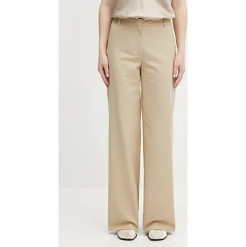 Bavlněné kalhoty A.P.C. pantalon margaret, 34, béžová, 80X