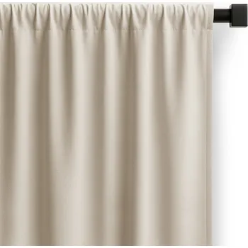 Závěs Závěs s řasící páskou Carli světle béžový, velikost 140x270