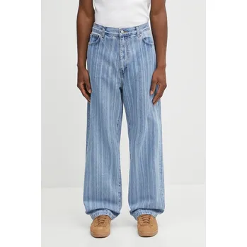 Pánské džíny Bavlněné džíny Carhartt WIP Rylan pánské, I035562.32H12, 34, modrá, 50X