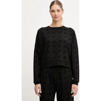 Dámská mikina Mikina HUGO LOKKY Sweatshirt dámská, černá barva, vzorovaná, 50545210 99A, vel. S