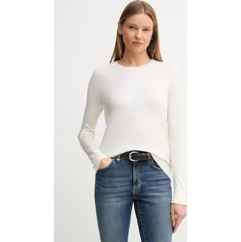 Dámský svetr Svetr s přídavkem hedvábí United Colors of Benetton 1ZRED10CP béžová 01A, vel. XL