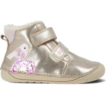 Dětská móda D.D.STEP W070-52624A Krémová | Dětské zimní zateplené barefoot boty - 23