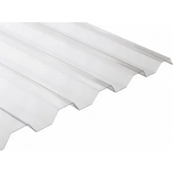 Průsvitná krytina LANIT PLAST Trapézový polykarbonát Marlon CSE ORIGINAL TR 76/16 0,8 mm čirý 1,06 x 6 m