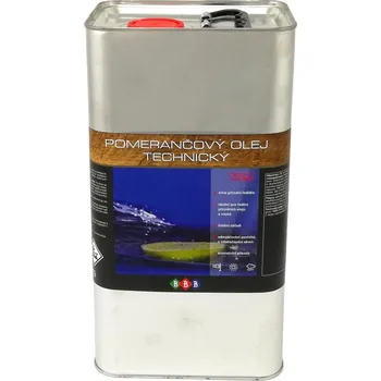 Olej na dřevo BBB barvy Pomerančový olej technický 4,5 L
