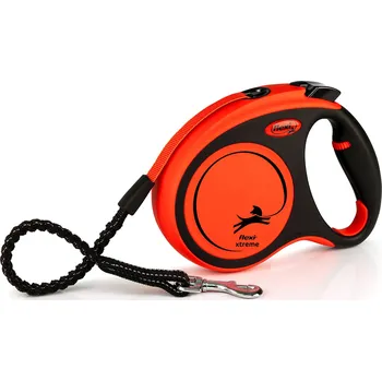 Vodítko pro psa Flexi Vodítko Xtreme M pásek 5m oranžové