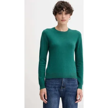 Dámský svetr Vlněný svetr United Colors of Benetton dámský, modrá barva, 1002D1K01 67X, vel. XL