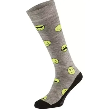 Dámské ponožky Dětské Lyžařské ponožky RELAX HAPPY RSO35B grey, yellow