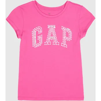 GAP Dívčí Dětské tričko s logem Gap Růžová XL (2954530)