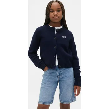Dívčí svetr GAP Dívčí Dětský kardigan CashSoft GAP Modrá XS (2947257)