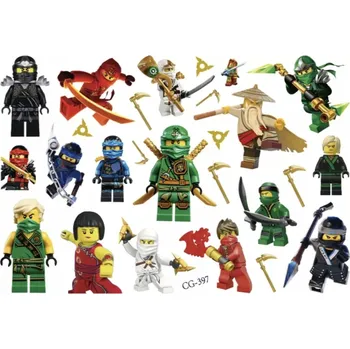 Tetování Dětské dočasné tetování - LEGO NINJAGO (D) (Značka: TAKARA TOMY)