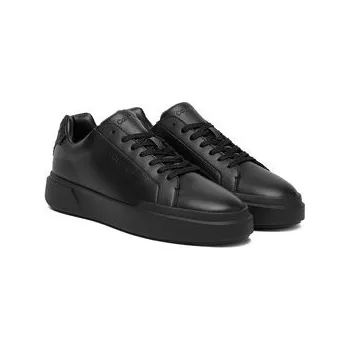 Pánská móda Sneakersy Calvin Klein Chunky Cupsole Laceup Lth Bt Aop HM0HM02070 Černá 44