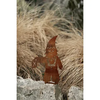 Zahradní dekorace Corgarden Zahradní dekorace TRPASLÍK 1070 37 x 19 cm Corten