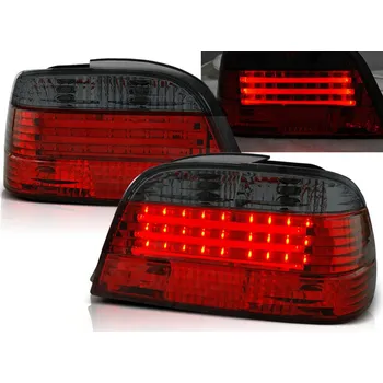 Zadní světlomet LED PÁS Zadní světla ČERVENÉ KOUŘOVÉ odpovídá BMW E38 06.94-07.01
