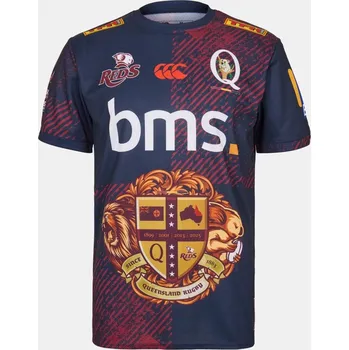 Pánské tričko Canterbury Queensland Reds Warm-Up T-Shirt 2025 Adults Navy L