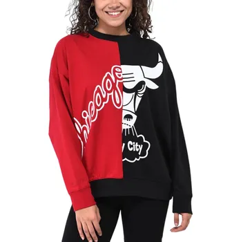 Dámská mikina WMNS Mitchell & Ness Chicago Bulls Big Face Crew 5.0 Velikost oblečení: M