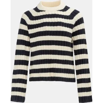 Dámský svetr Miso Stripe Jumper Women Open Hem Navy Stripe 12 (M)