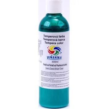 Vodová barva Temperová barva 300ml perleťová zelená