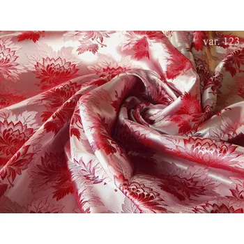 HEDVA ČESKÝ BROKÁT Odrina 160 krojový brokát MALÝ KVĚT ecru | R123