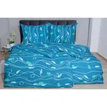 Povlečení mikrosatén TAMILA tyrkysové